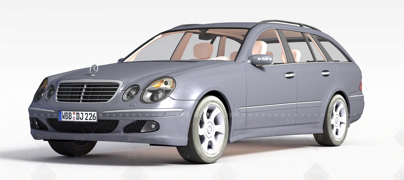 现代奔驰汽车3D模型下载【ID:1198879540】