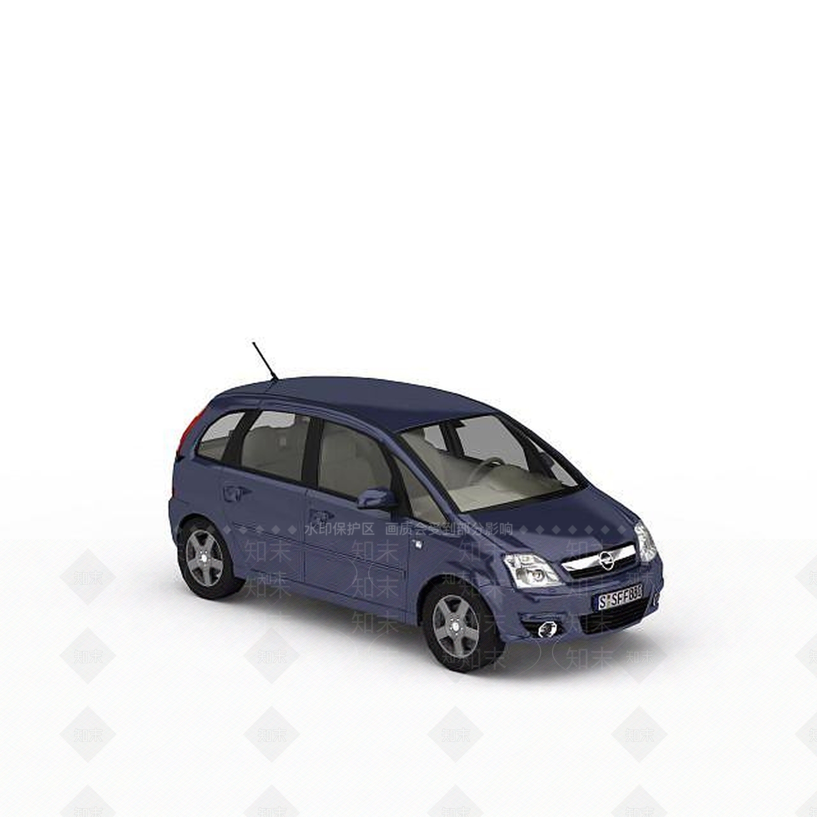 现代欧宝家用轿车3D模型下载【ID:1198879636】