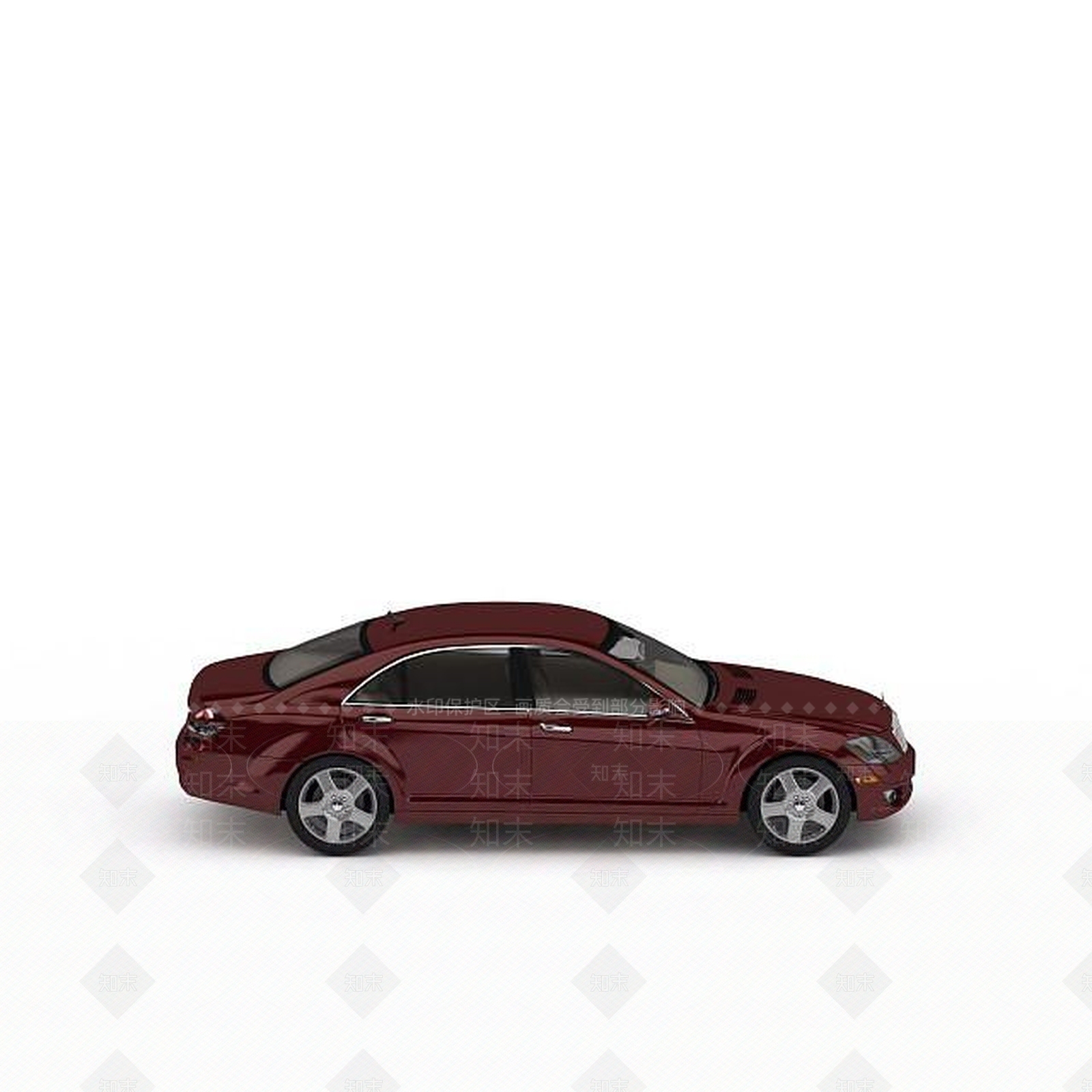 现代奔驰轿车3D模型下载【ID:1198879788】