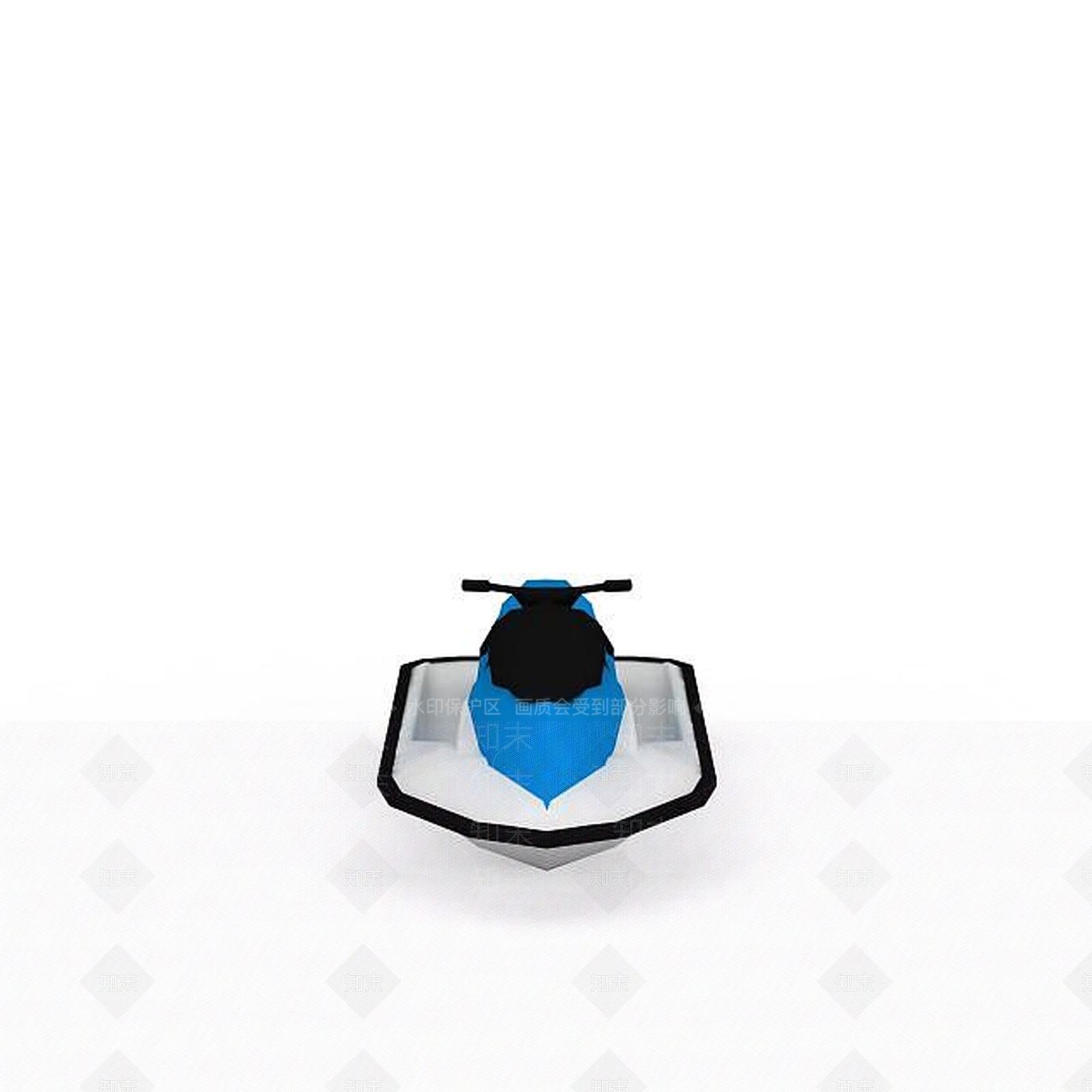 现代海上摩托游艇3D模型下载【ID:1198879971】