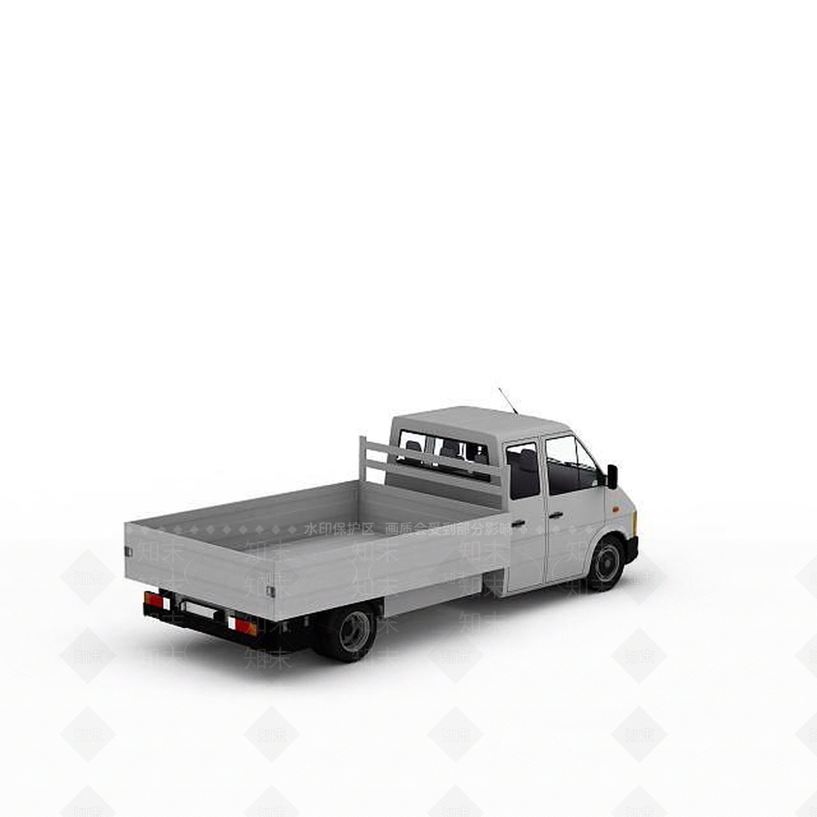 现代拉货卡车3D模型下载【ID:1198879944】