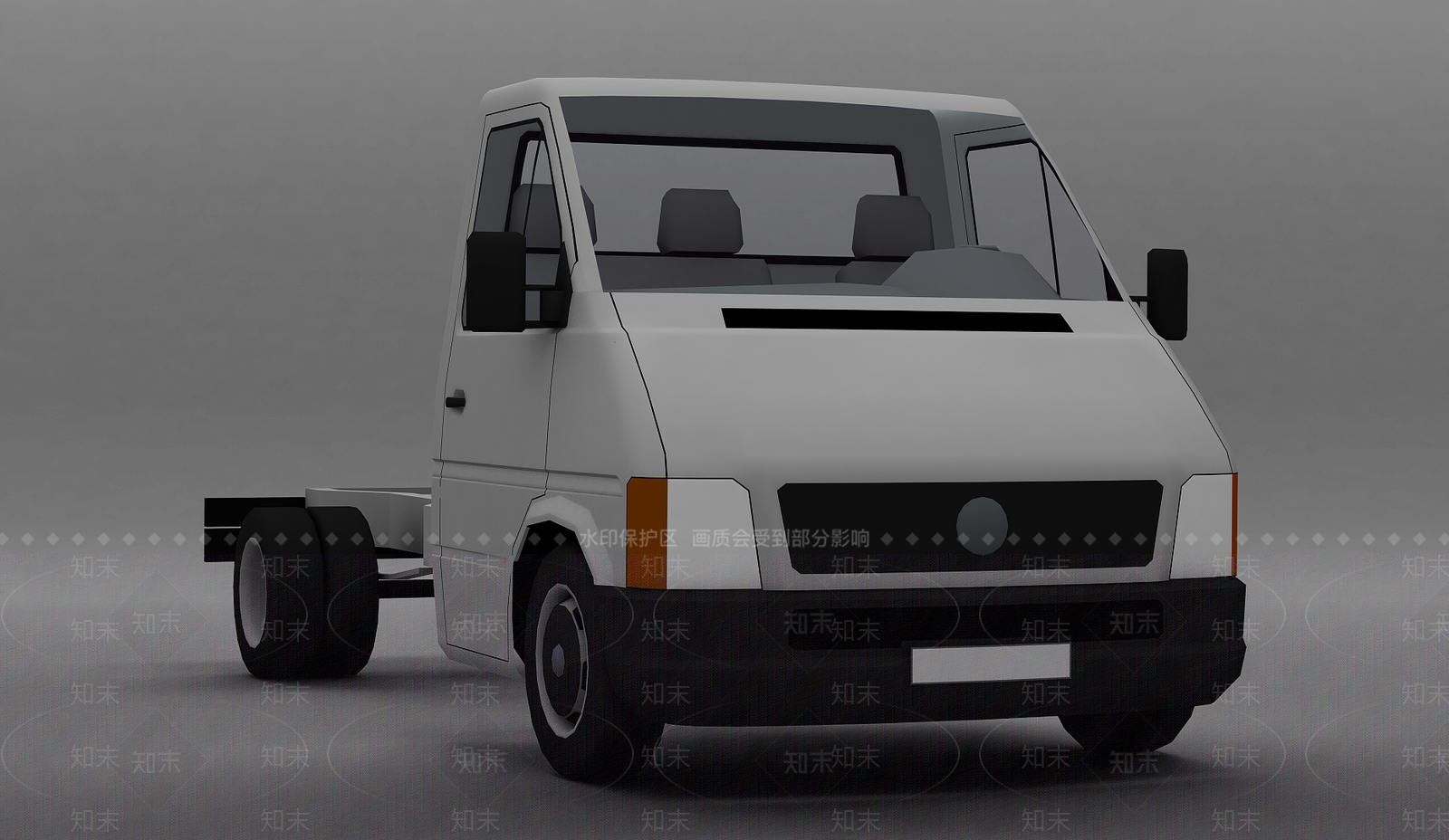 现代中型货车3D模型下载【ID:1198880020】