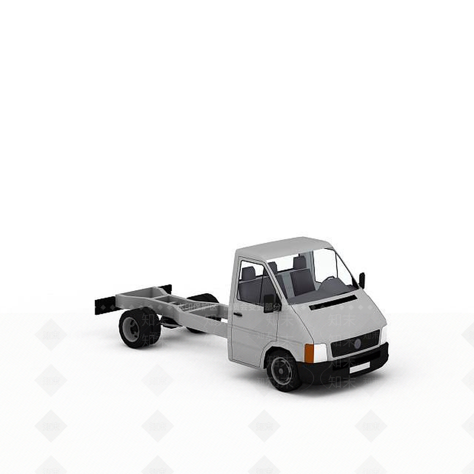 现代中型货车3D模型下载【ID:1198880020】