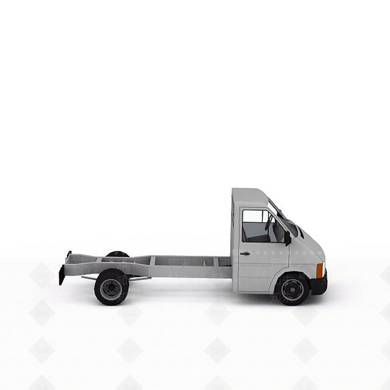 现代中型货车3D模型下载【ID:1198880020】
