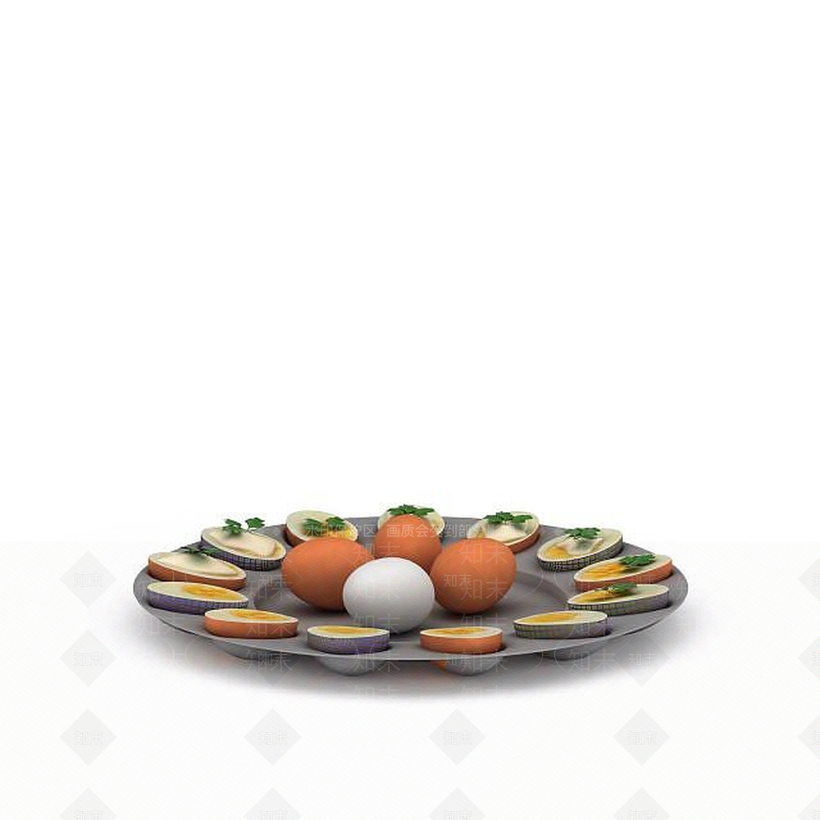 现代鸡蛋3D模型下载【ID:1198880504】