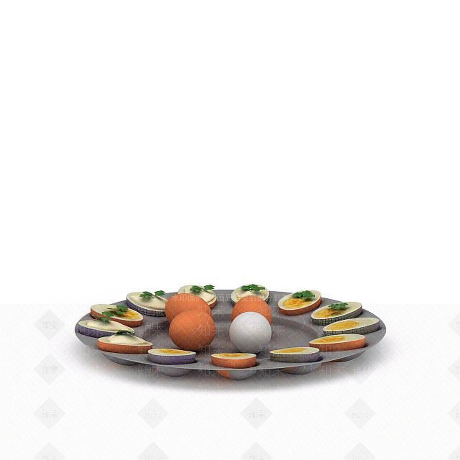 现代鸡蛋3D模型下载【ID:1198880504】