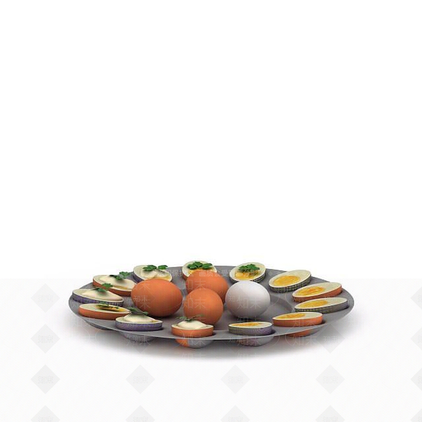 现代鸡蛋3D模型下载【ID:1198880504】