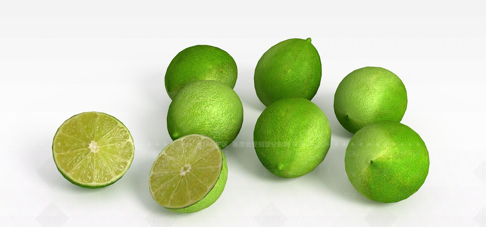 现代青柠檬3D模型下载【ID:1198880732】