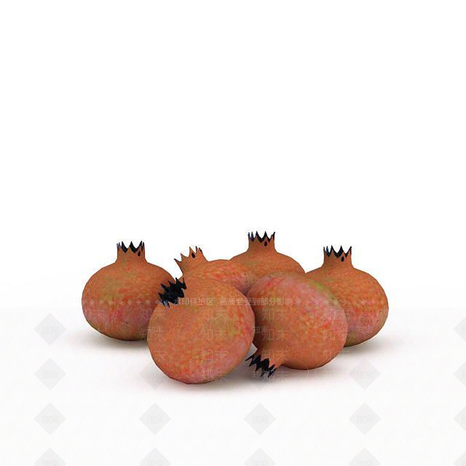 现代石榴3D模型下载【ID:1198880785】