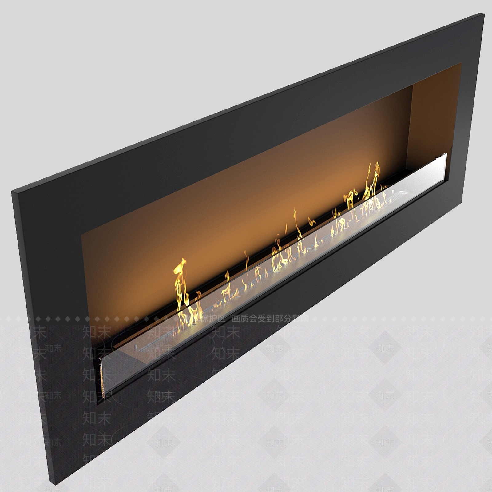 现代极简壁炉3D模型下载【ID:1198881543】