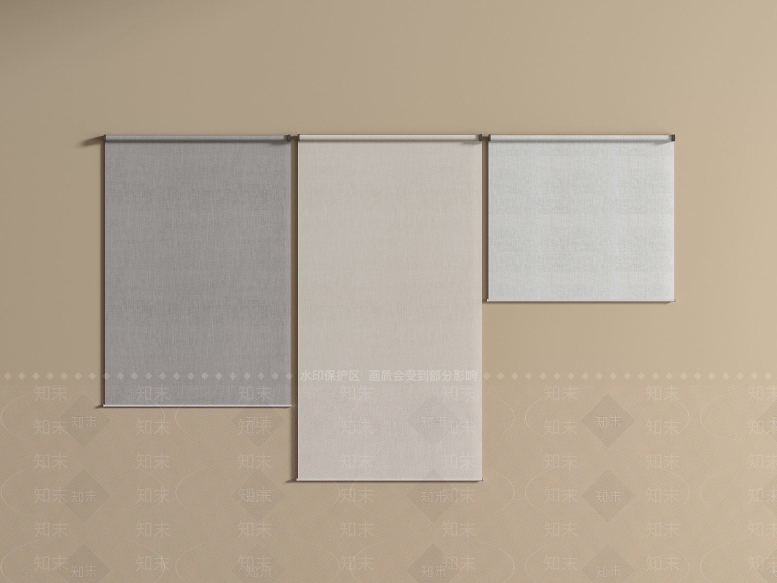 现代门帘3D模型下载【ID:1198891810】