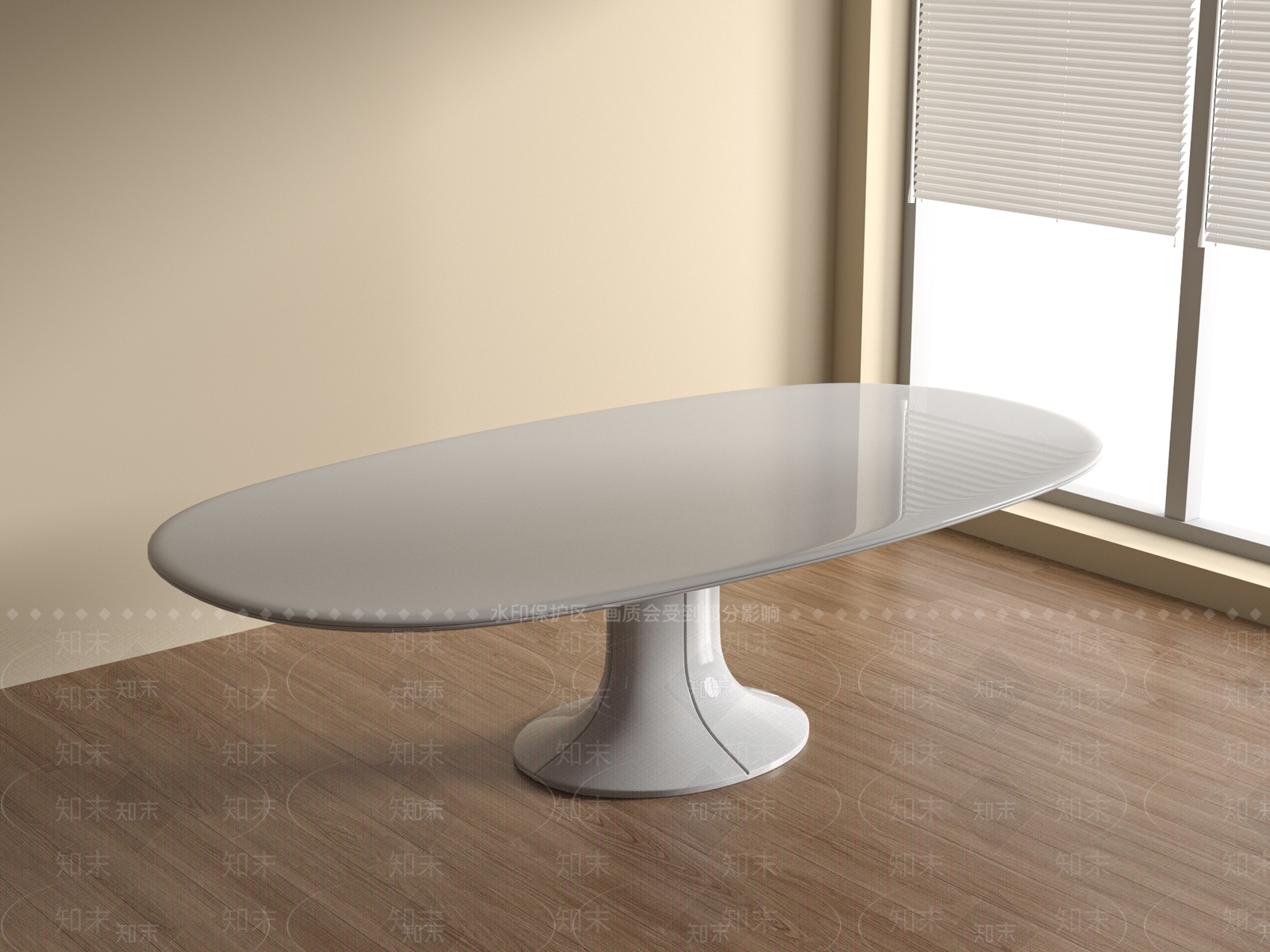 现代餐桌3D模型下载【ID:1198892757】