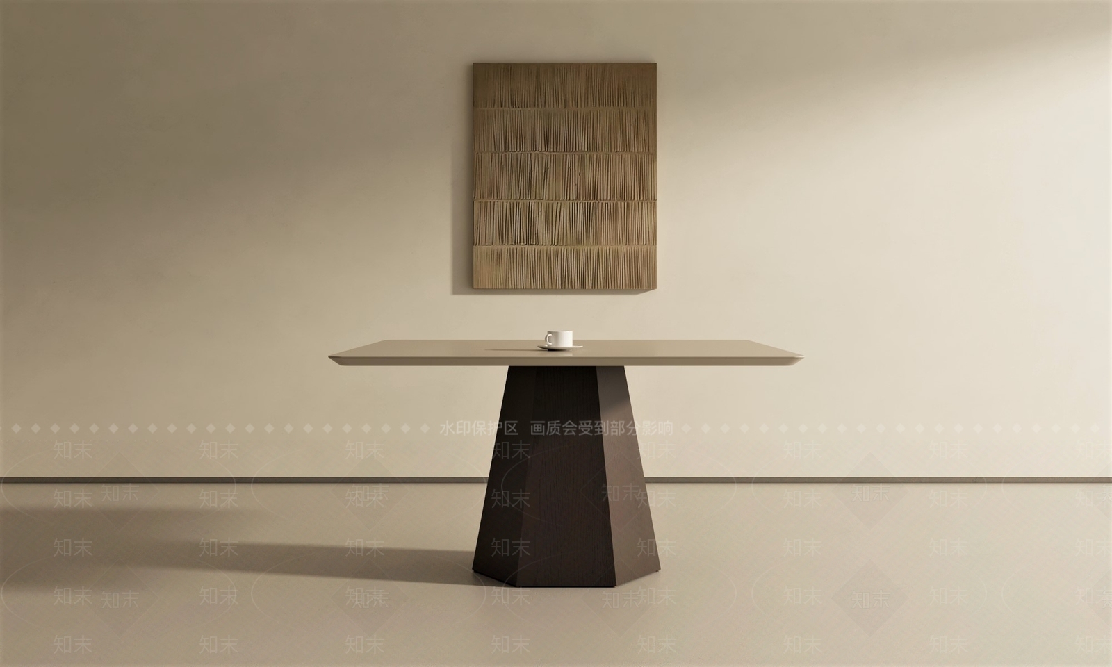 现代新中式餐桌SU模型下载【ID:1198892630】