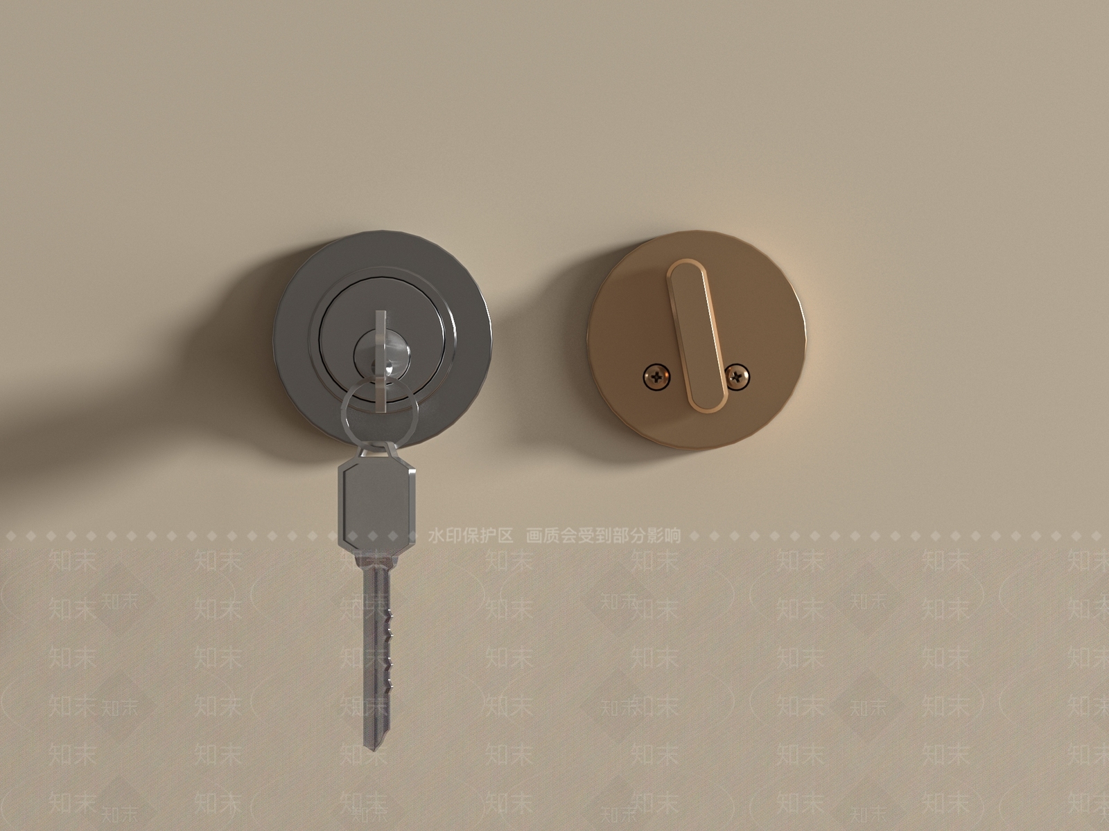 锁SU模型下载【ID:1198898122】