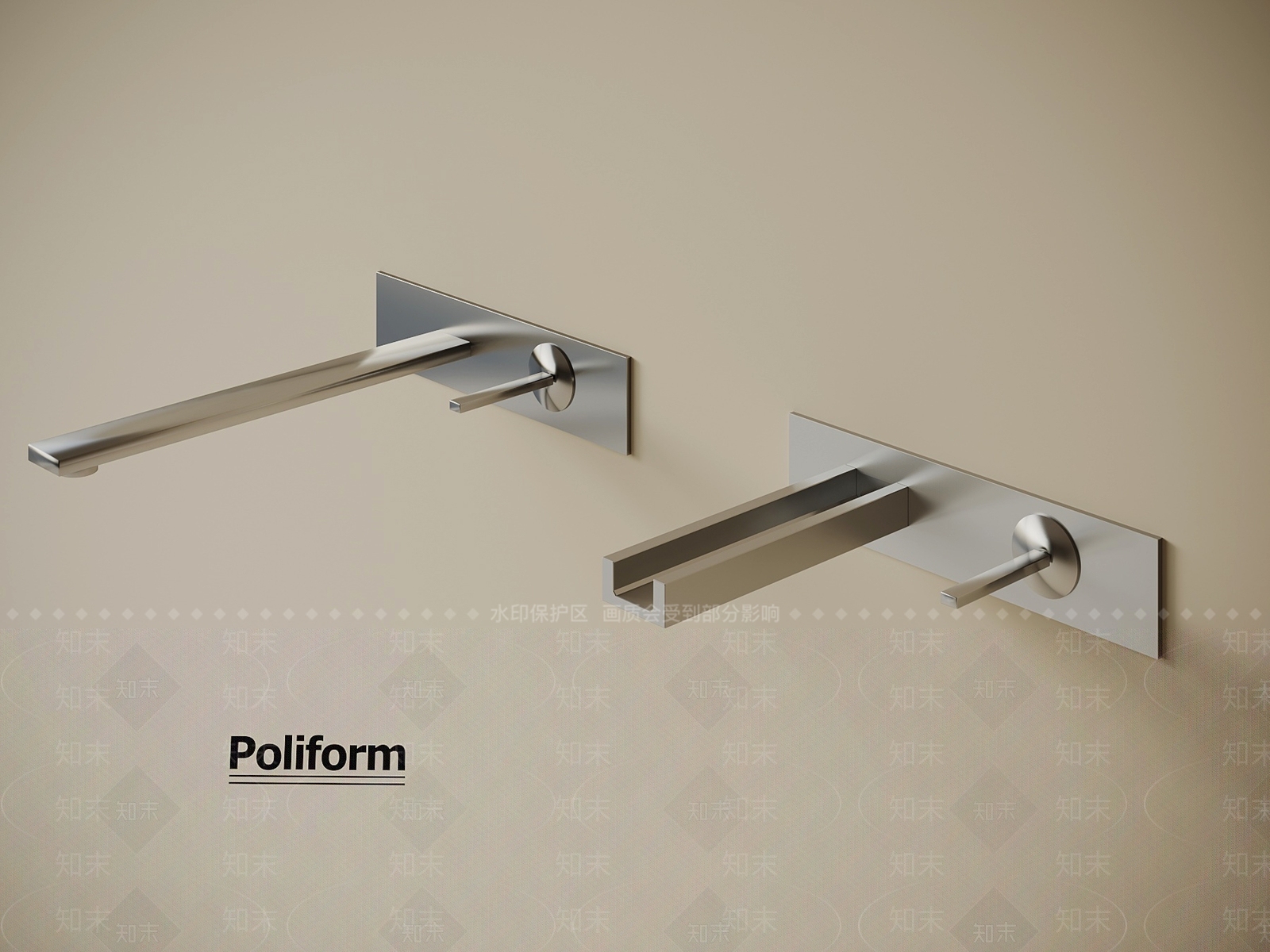 现代水龙头3D模型下载【ID:1198897976】