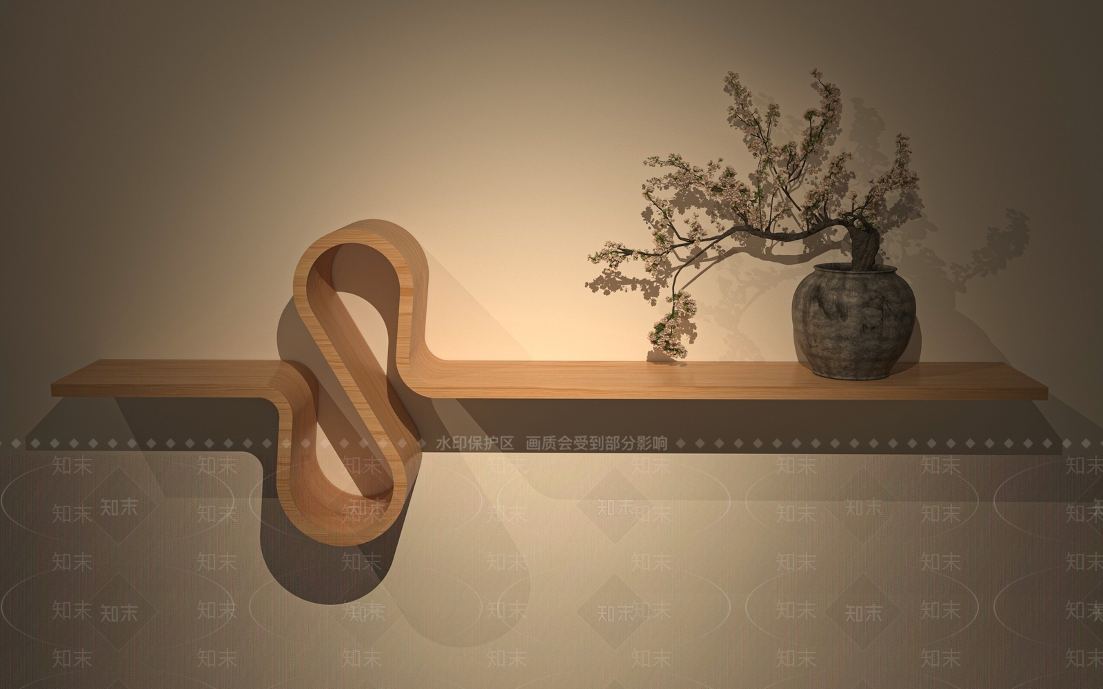 现代艺术装置3D模型下载【ID:1198907702】_知末3d模型网