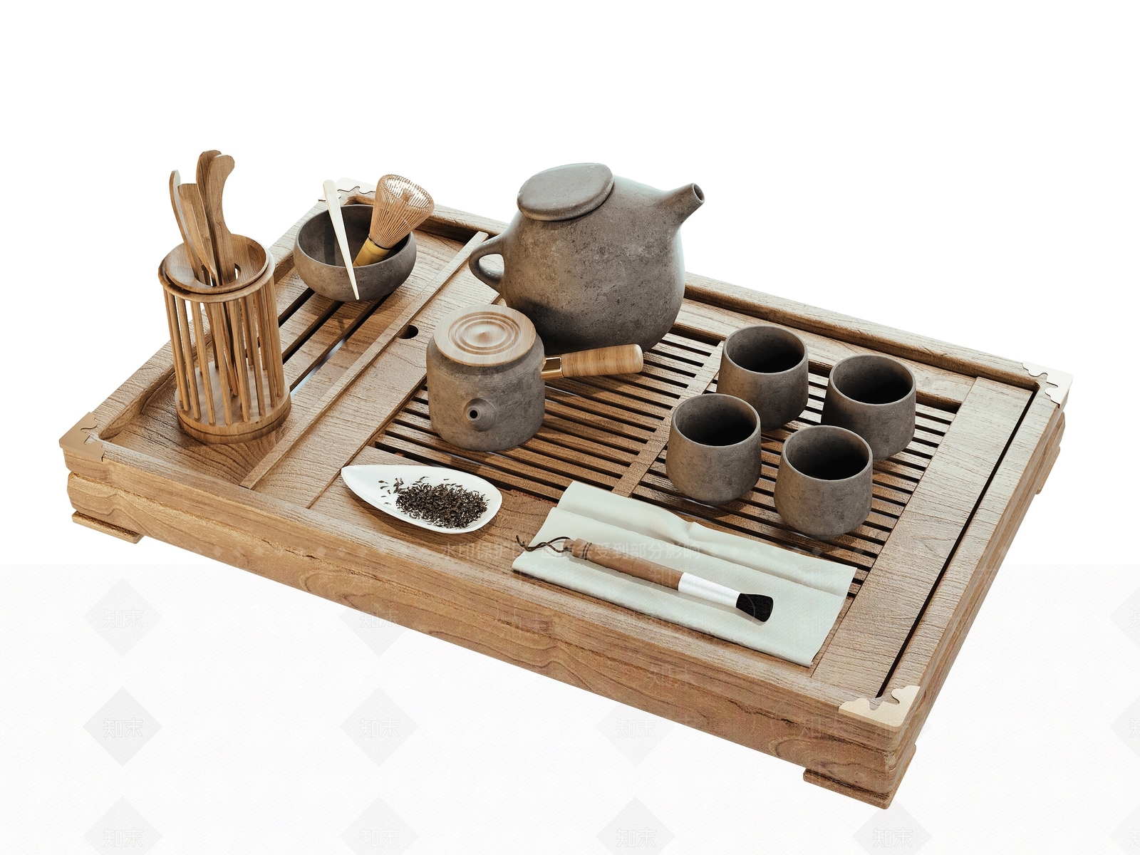 茶具3D模型下载【ID:1198901523】