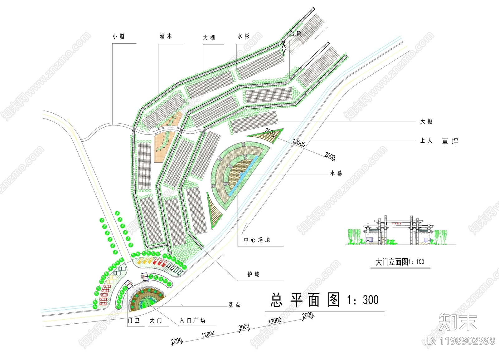 综合性公园施工图下载【ID:1198902398】