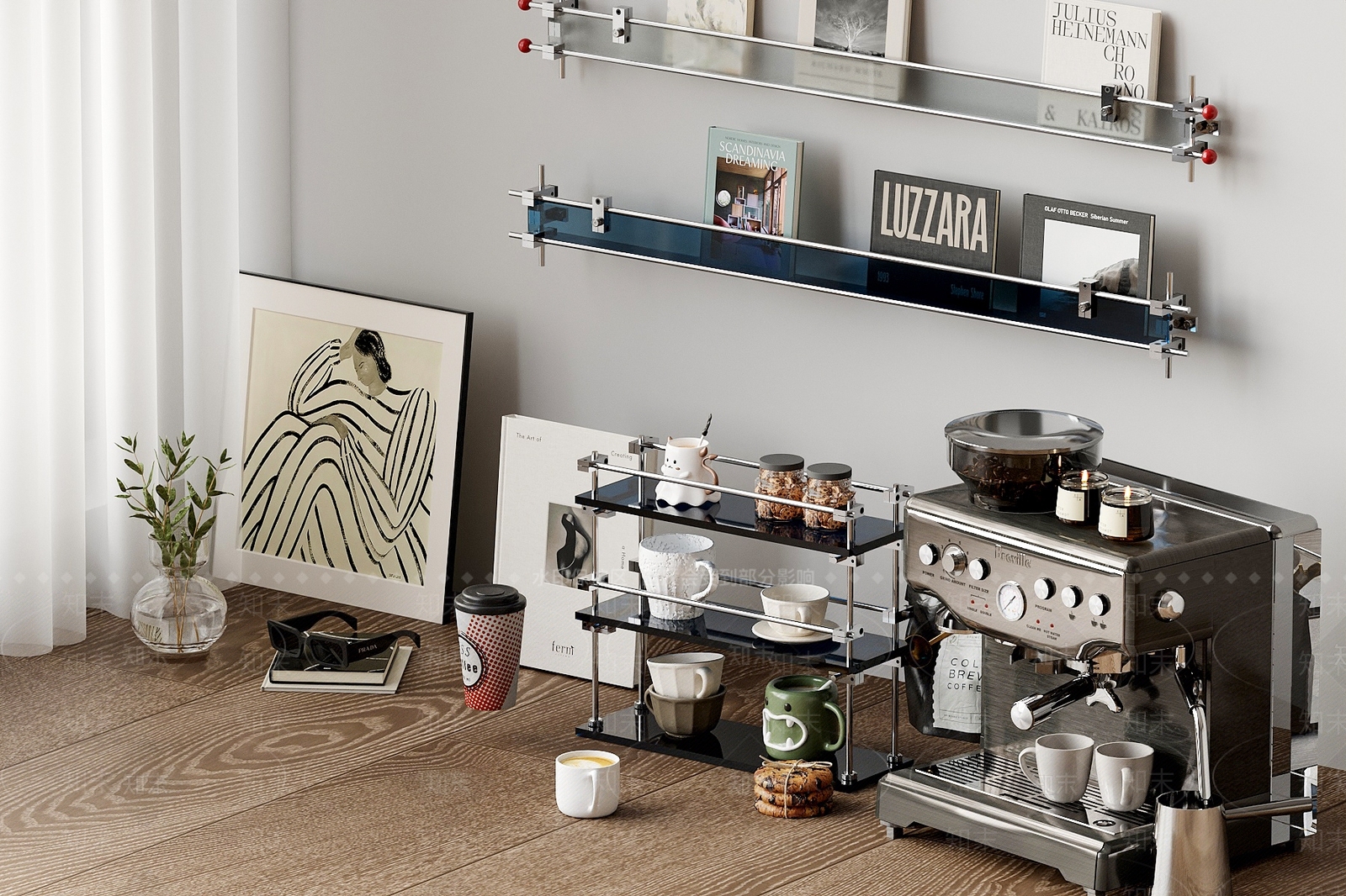 咖啡机SU模型下载【ID:1198903035】