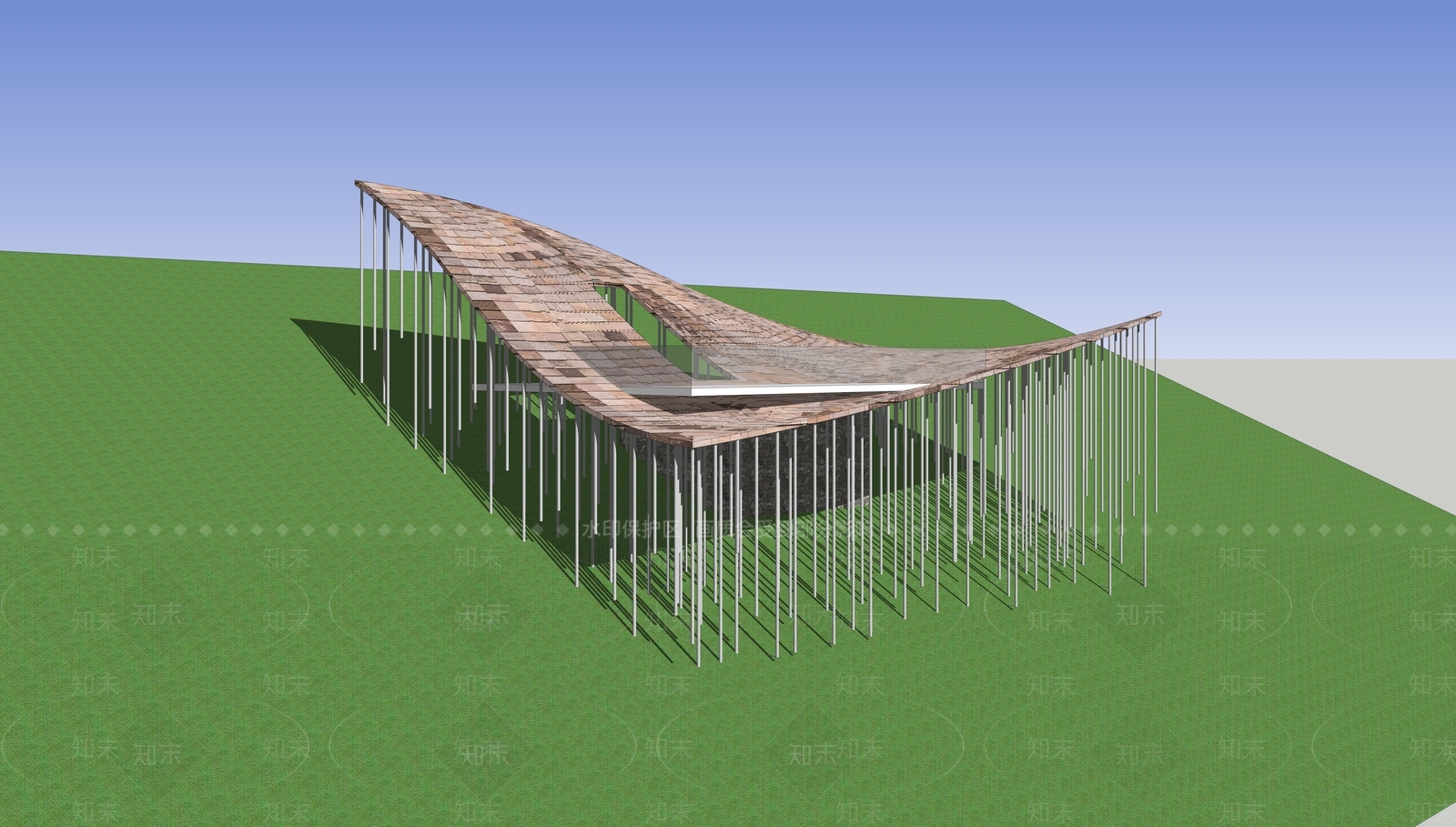 现代小公建SU模型下载【ID:1198946375】