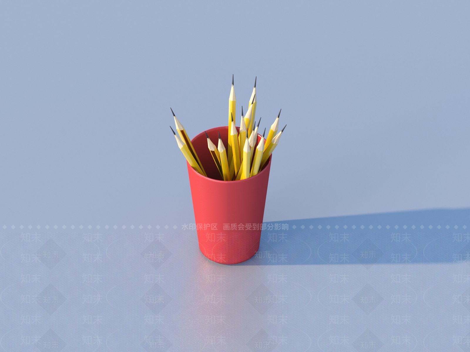 办公用品3D模型下载【ID:1198905350】