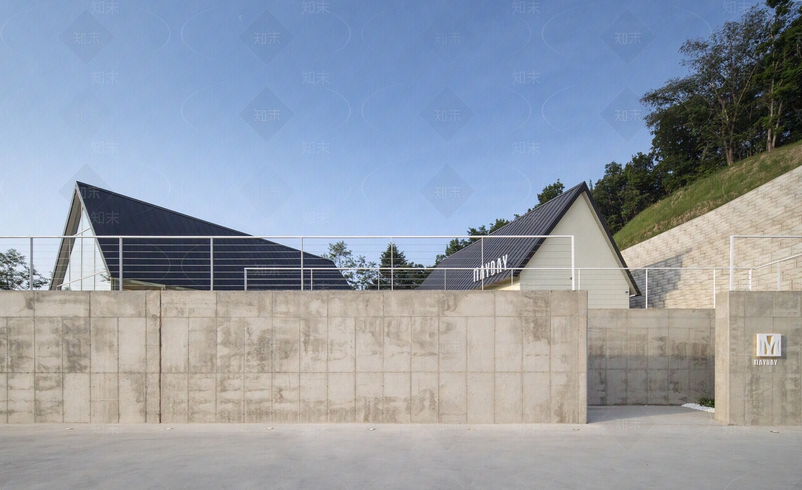 现代极简街道外景贴图下载【ID:1198905624】