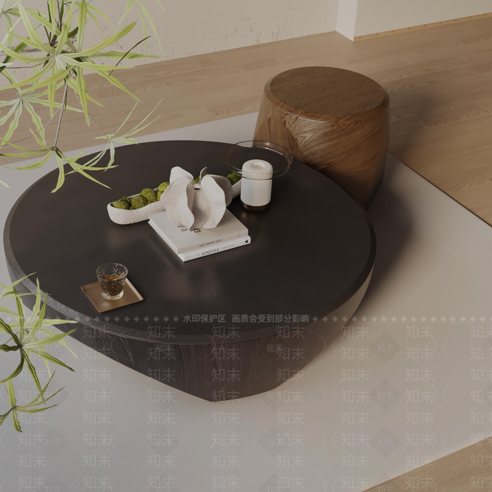 现代茶几3D模型下载【ID:1198906191】