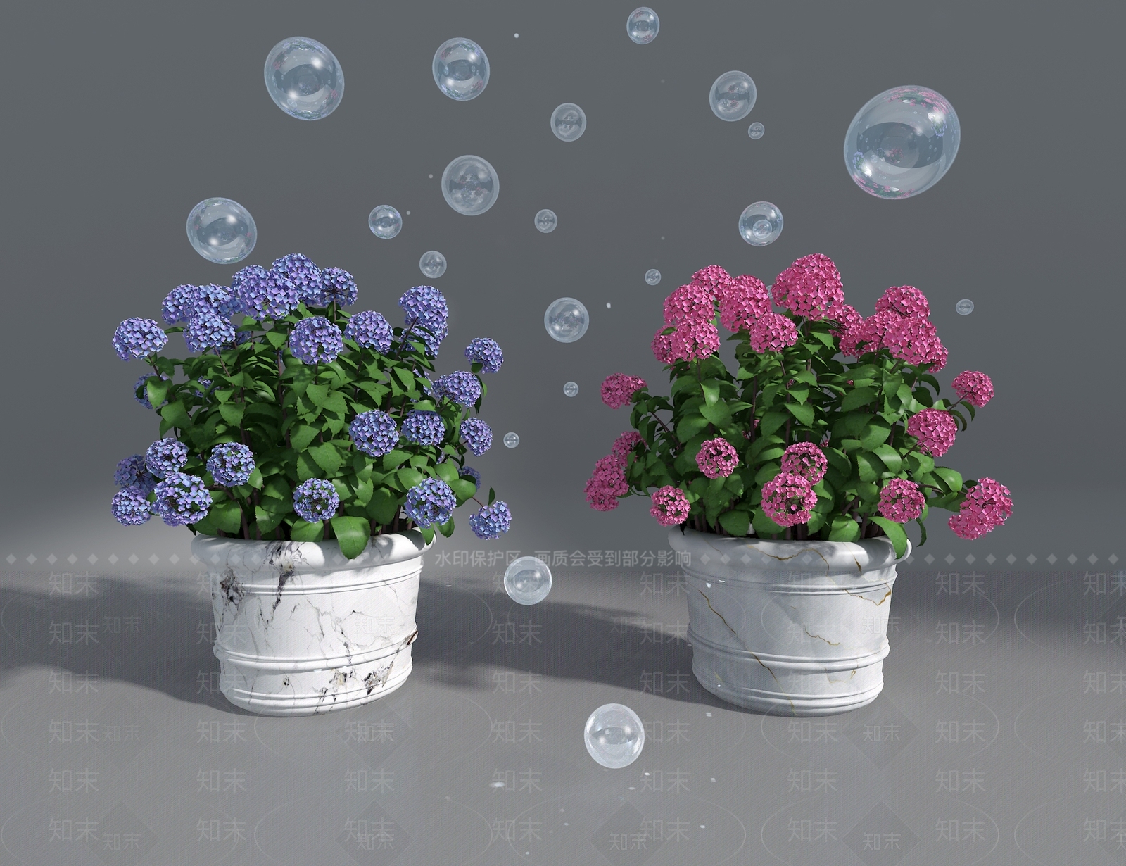 现代花盆3D模型下载【ID:1198906265】