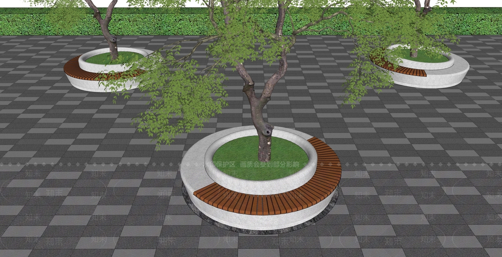现代景观座椅SU模型下载【ID:1198909403】