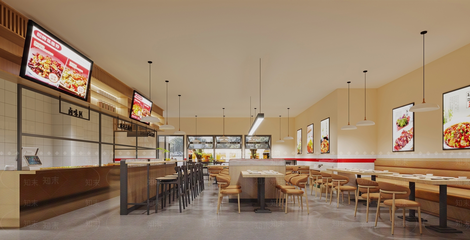 现代快餐店3D模型下载【ID:1198908447】