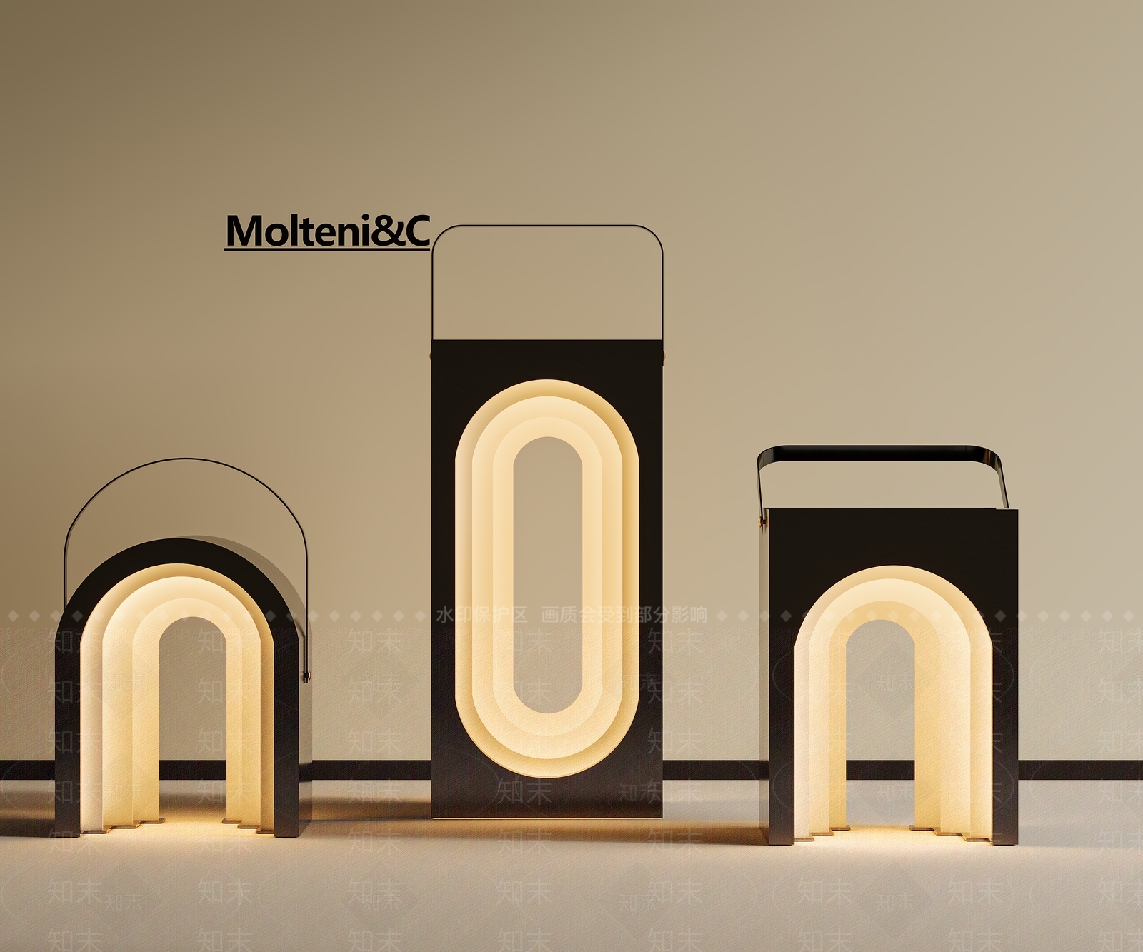 新中式现代草坪灯SU模型下载【ID:1198921321】