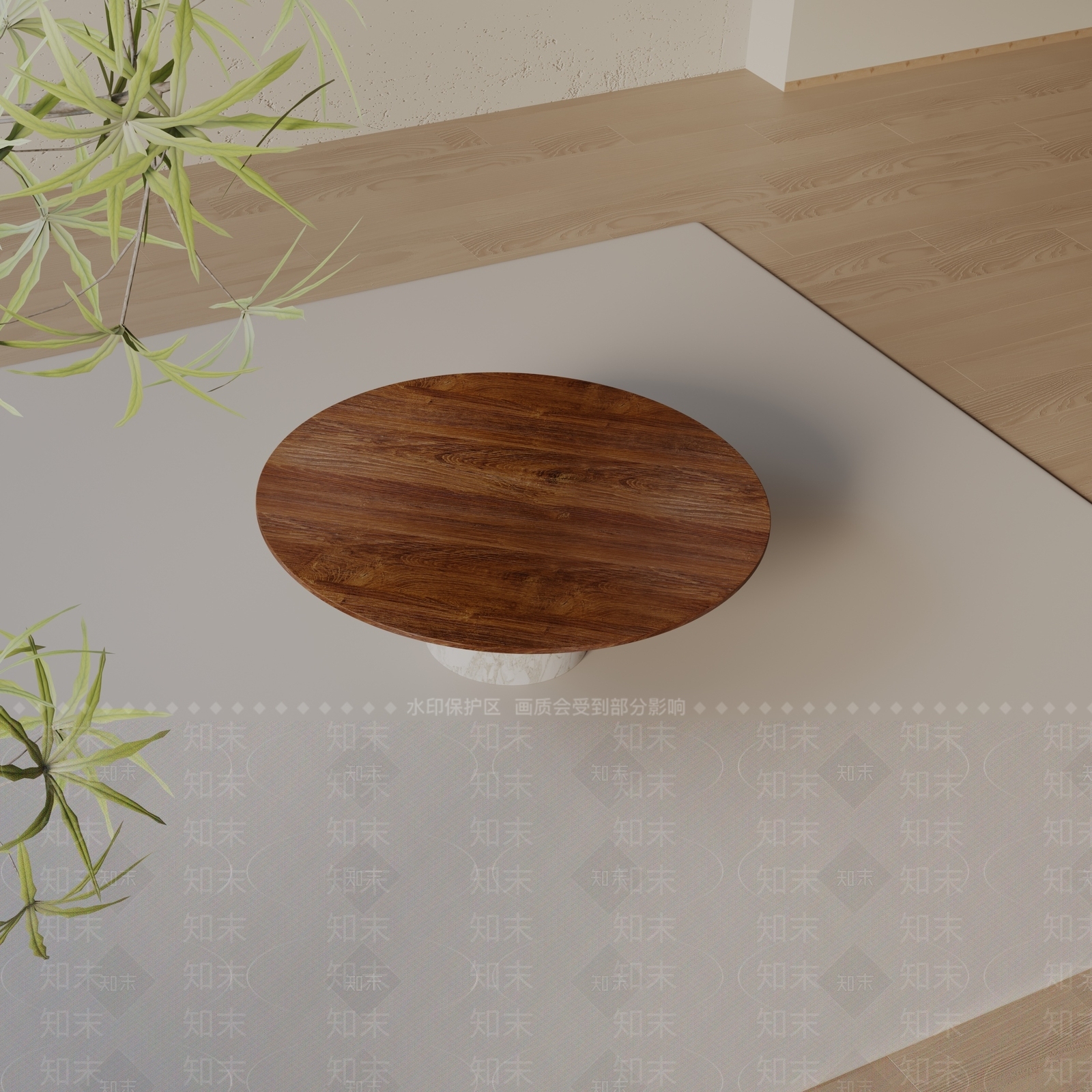 现代茶几3D模型下载【ID:1198922316】