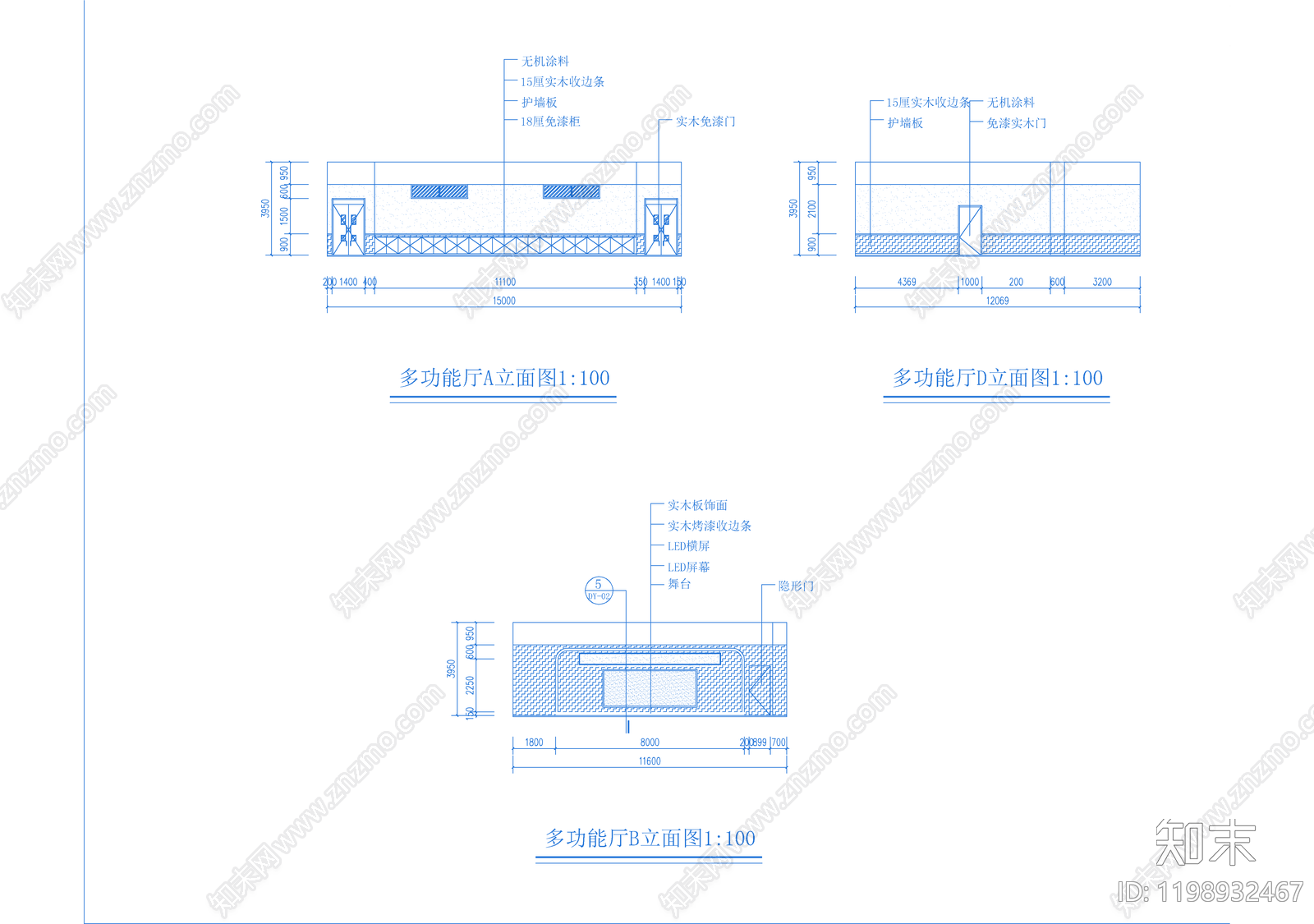 现代幼儿园cad施工图下载【ID:1198932467】