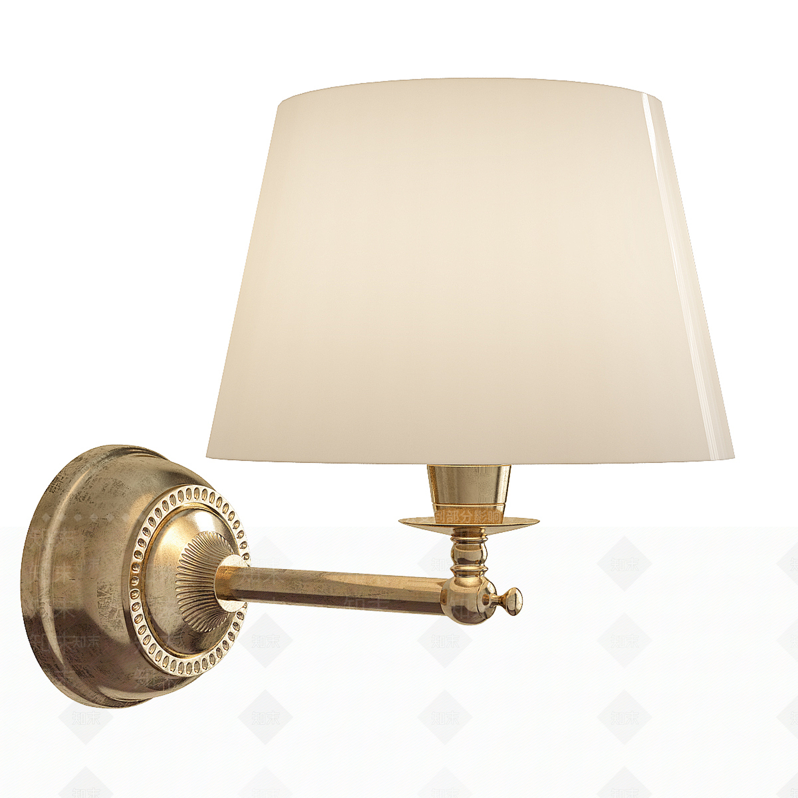 美式轻奢壁灯3D模型下载【ID:1198932263】