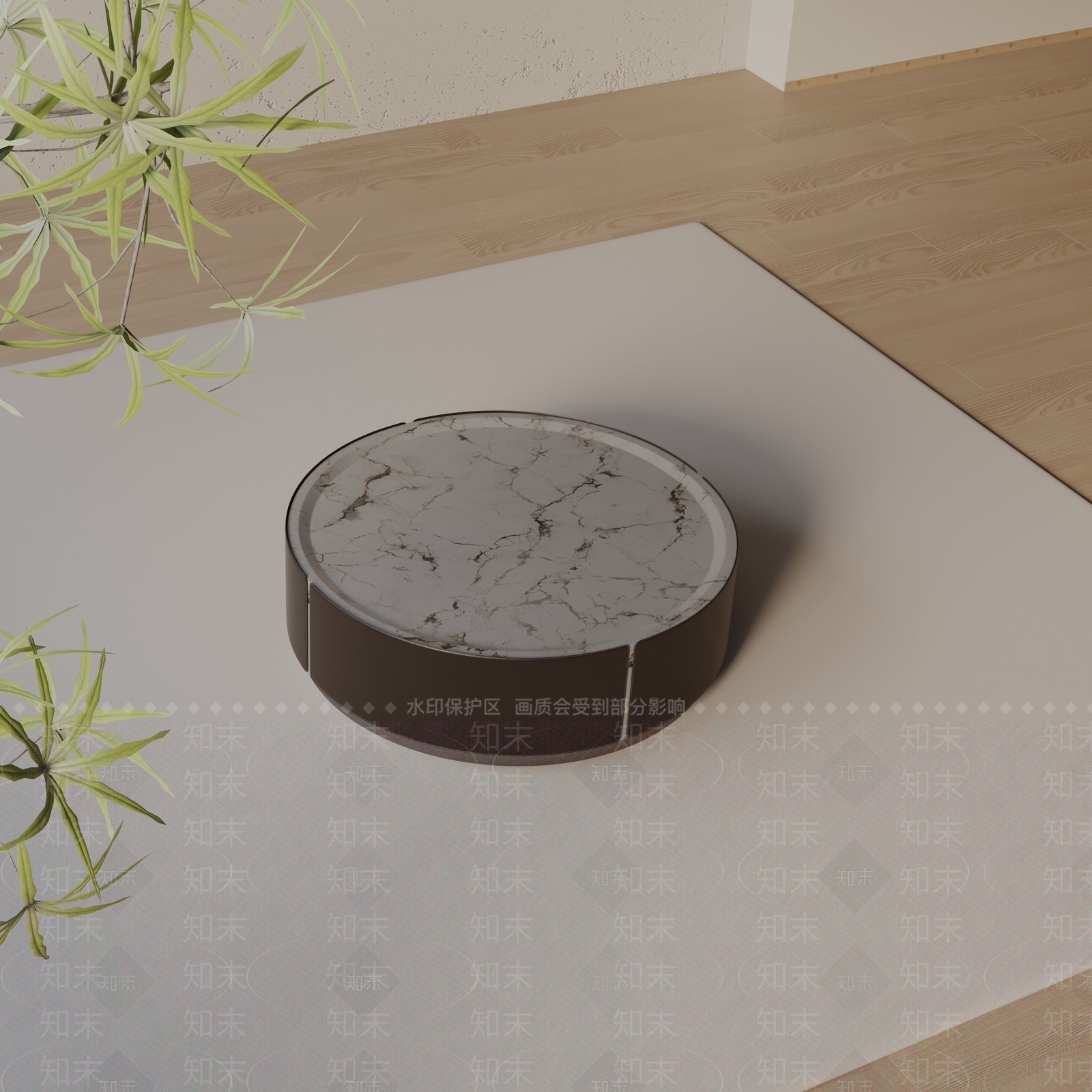 现代茶几3D模型下载【ID:1198934526】