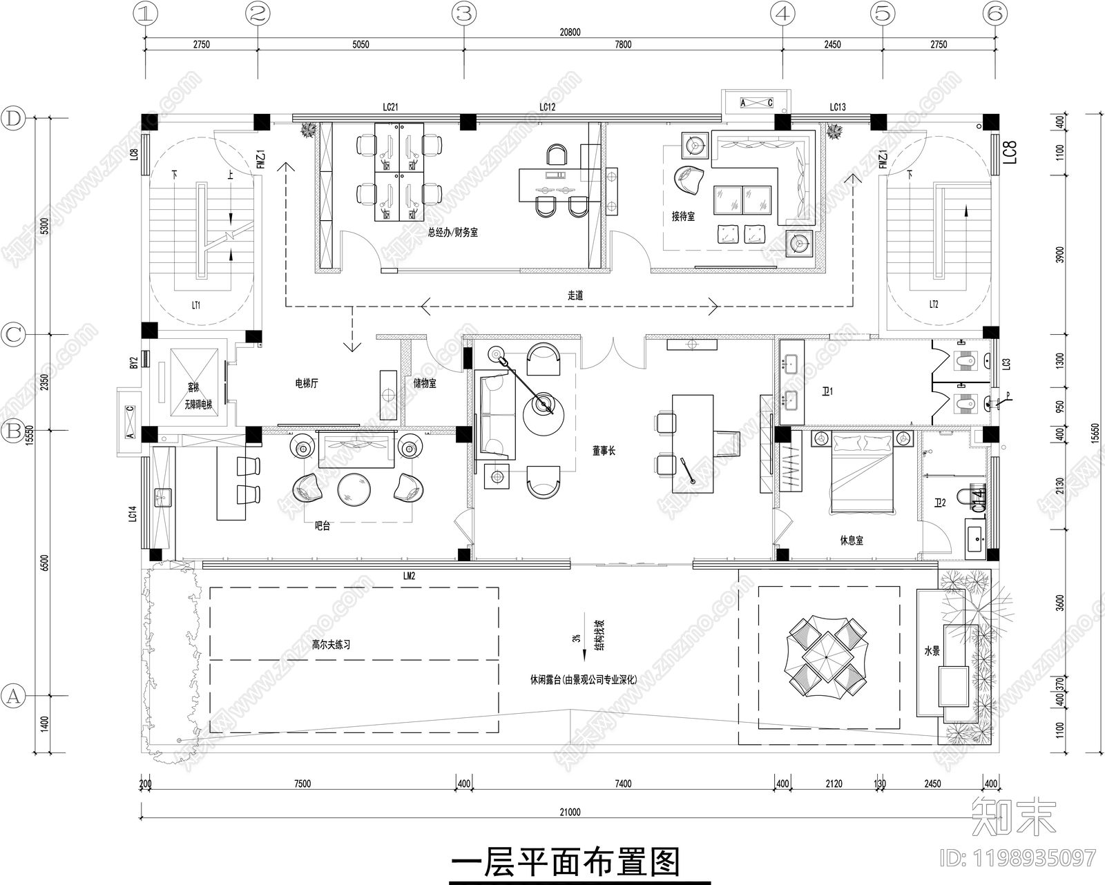 其他办公空间施工图下载【ID:1198935097】