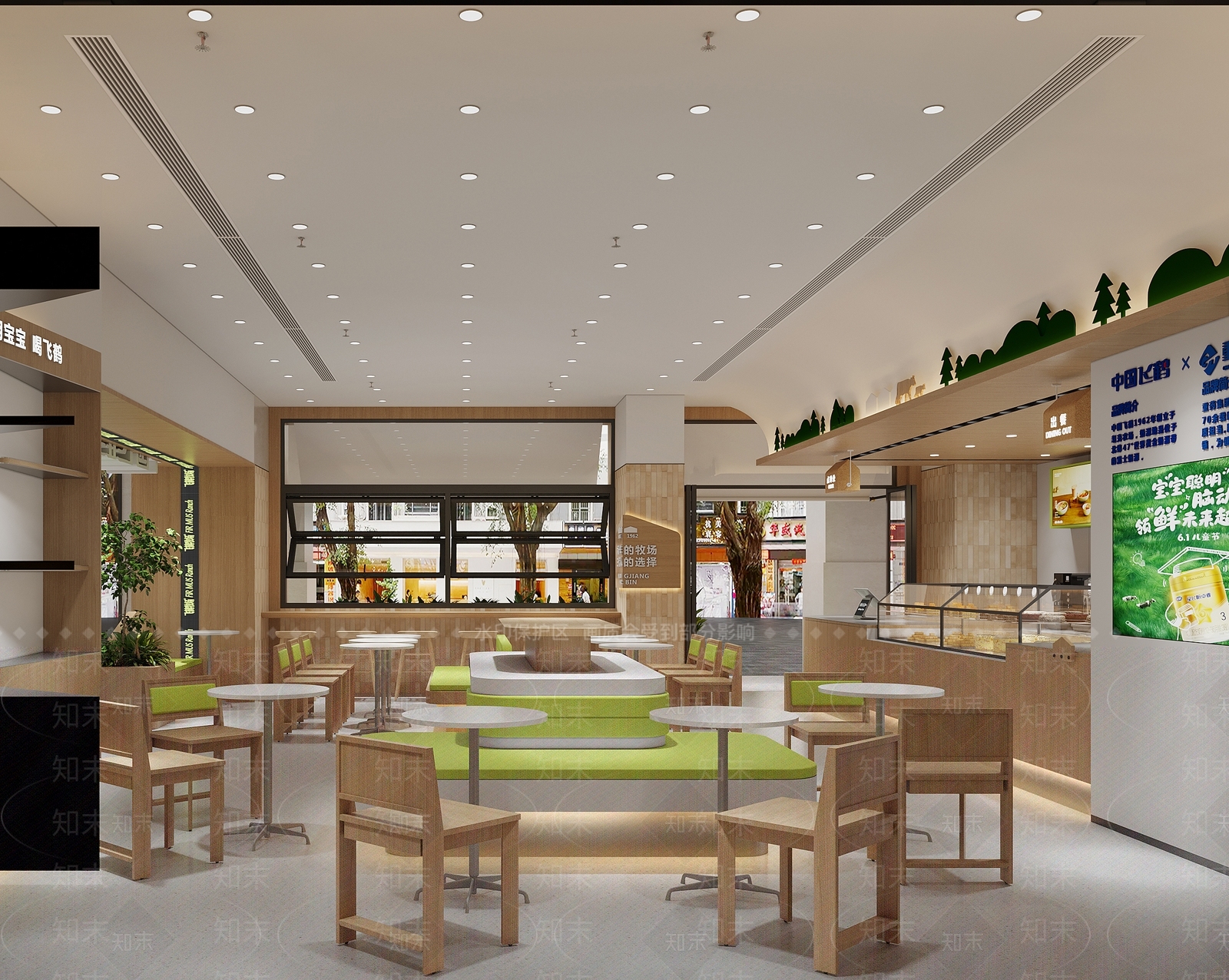 现代咖啡厅3D模型下载【ID:1215168835】