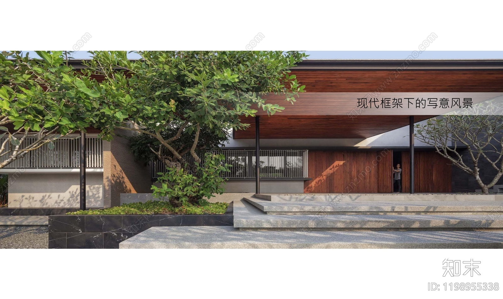 现代简约示范区景观下载【ID:1198955338】