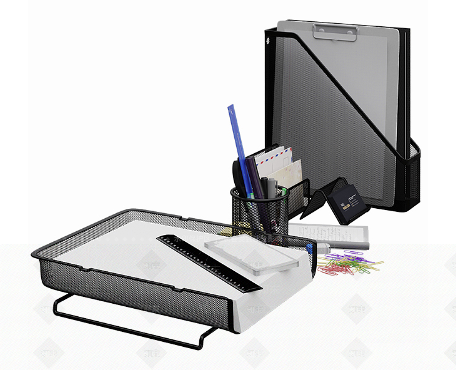 办公用品3D模型下载【ID:1198961473】