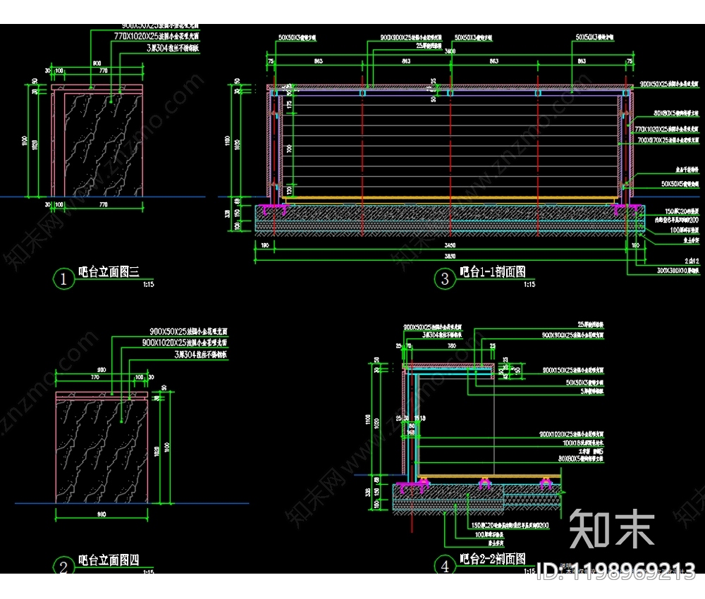 现代座凳图库cad施工图下载【ID:1198969213】