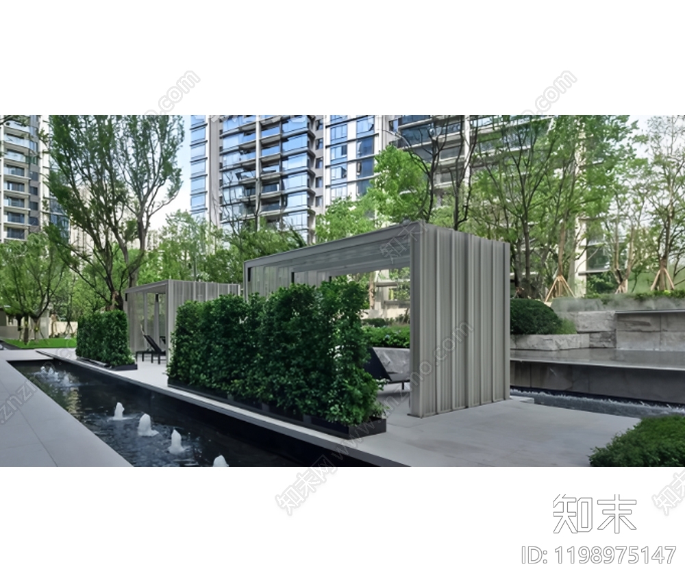 现代假山水景图库cad施工图下载【ID:1198975147】