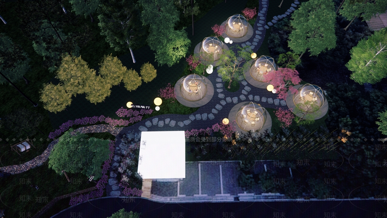 现代乡村庭院SU模型下载【ID:1198981421】