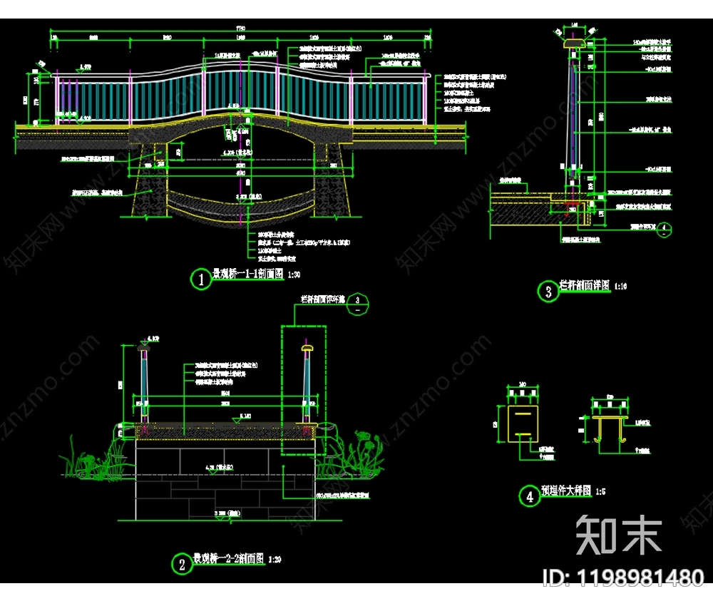 现代综合景观图库cad施工图下载【ID:1198981480】