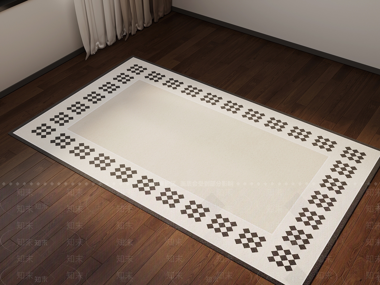 法式地毯3D模型下载【ID:1198983450】
