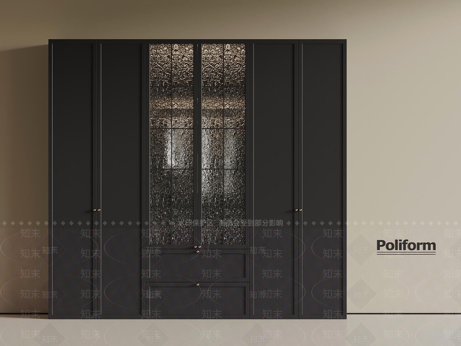 法式复古衣柜3D模型下载【ID:1198983930】