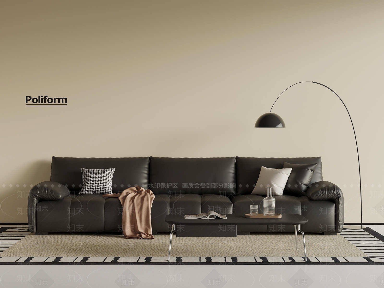 法式沙发组合SU模型下载【ID:1198988934】