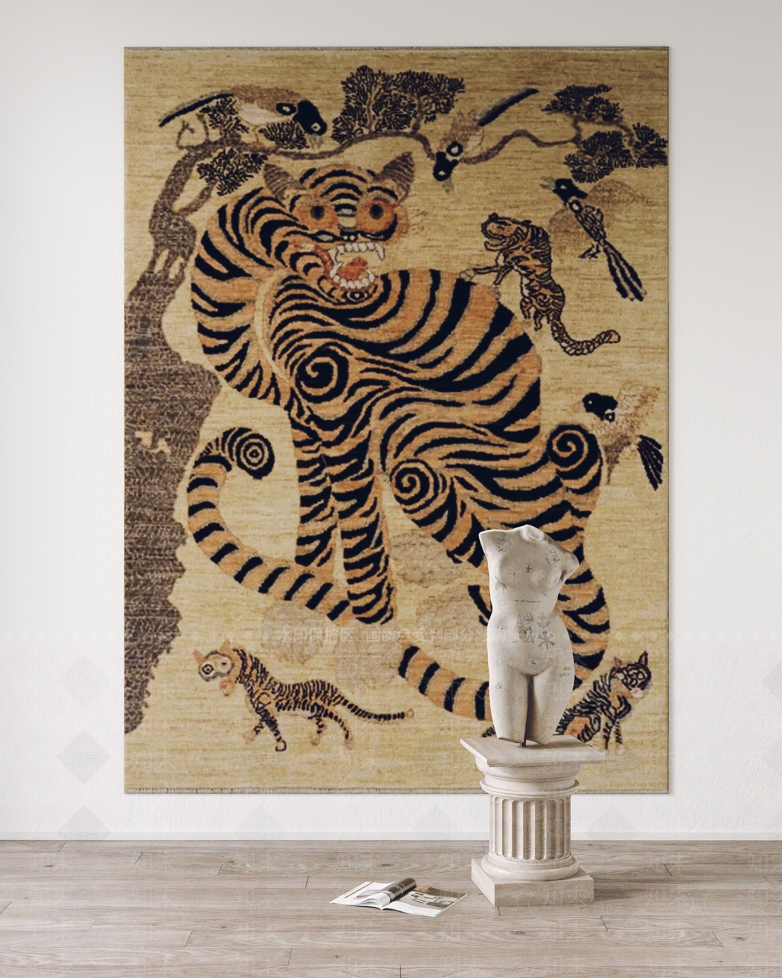 中古地毯3D模型下载【ID:1198999856】