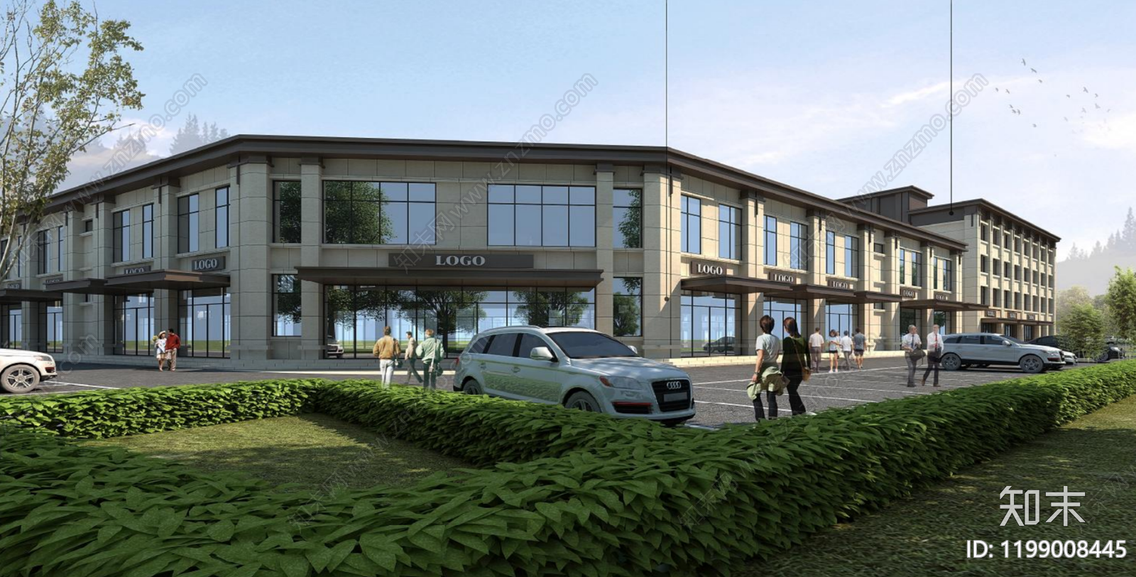 欧式其他商业建筑施工图下载【ID:1199008445】