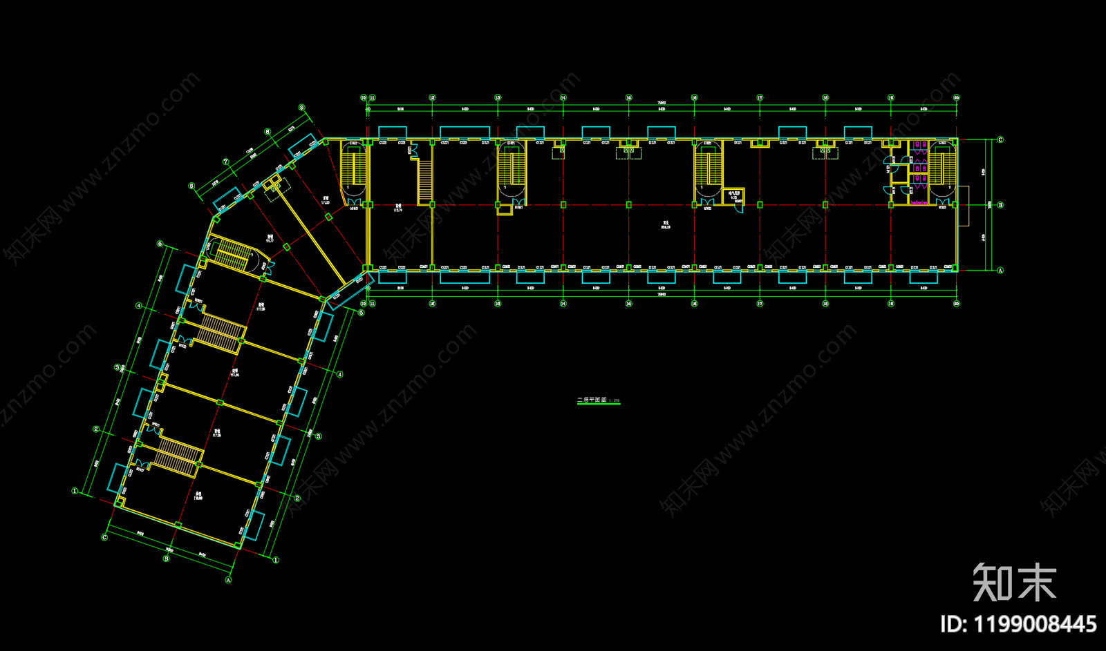 欧式其他商业建筑cad施工图下载【ID:1199008445】