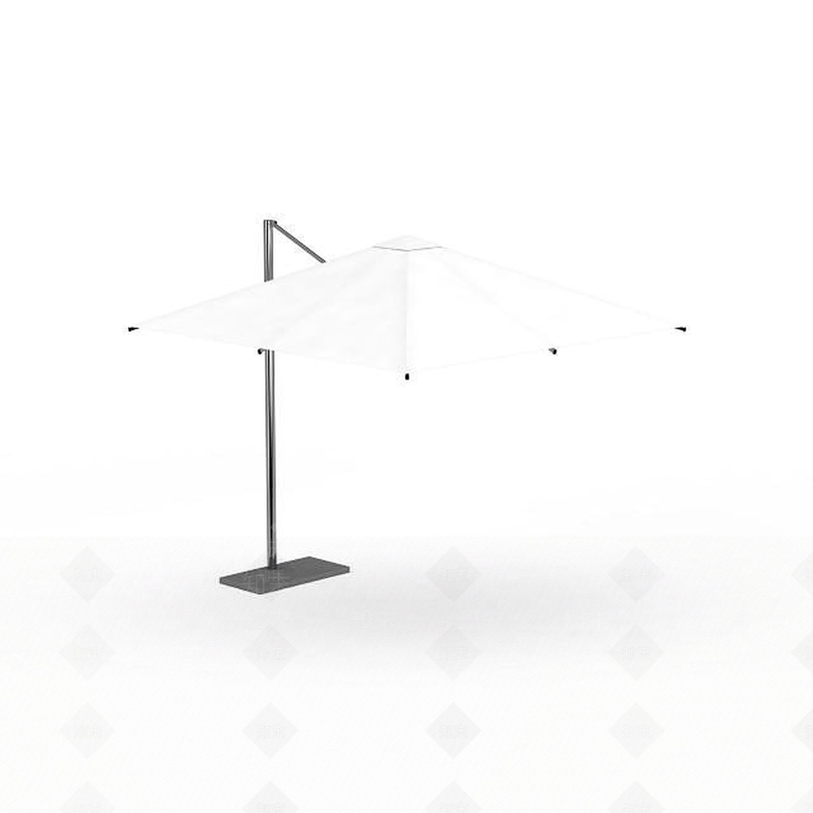 现代户外太阳伞3D模型下载【ID:1199013400】